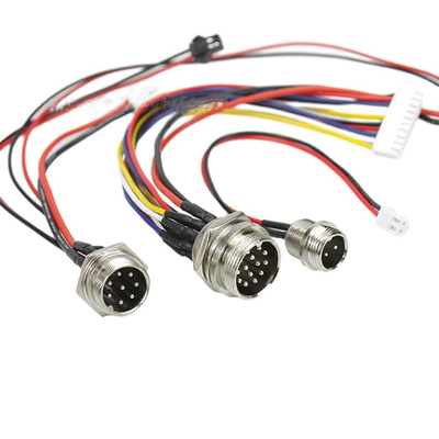 Connector M16 Waterdicht Kabel Assemblage Man en Vrouw Rechte Front Mount Wiring Harness
