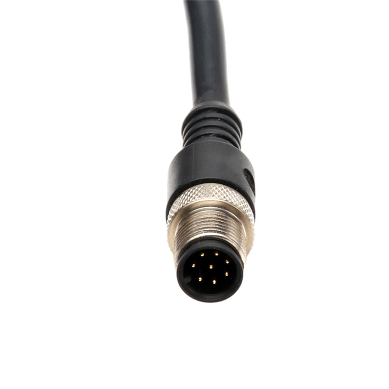 Kabel van de Rechte hoek de Elektrodraad met IP67 Waterdichte M12 2 Speld 3 Speld 4 Pin Connector