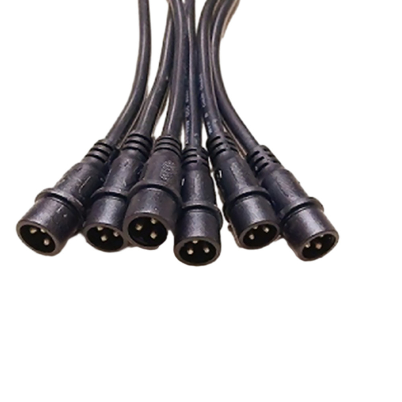 1M Long Black Color Macht die Multi-Pin Openlucht Waterdichte de Kabelassemblage gebruiken van M18