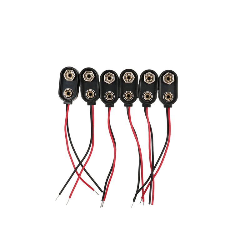 15cm 2 Pin Cable Wire Assemblies, van de Draaduitrustingen van de VERPAKKEN EN VERZENDENschakelaar Type van de Batterij het Onverwachte Klem
