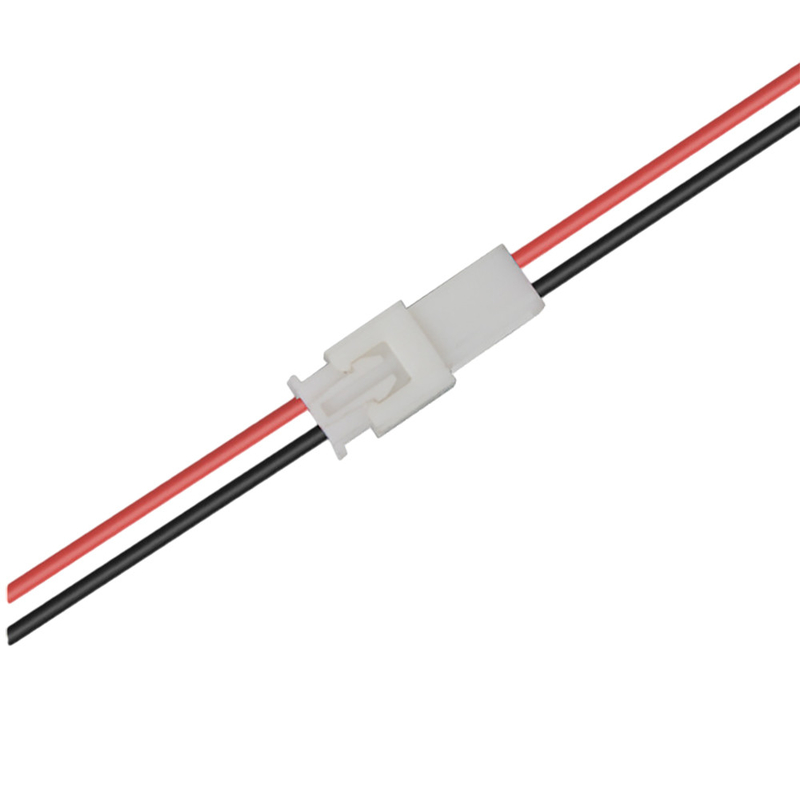 200mm de Draadassemblage van de Lengtekabel met 2.0mm Hoogteph Materiaal van het Schakelaar het Zuivere Koper