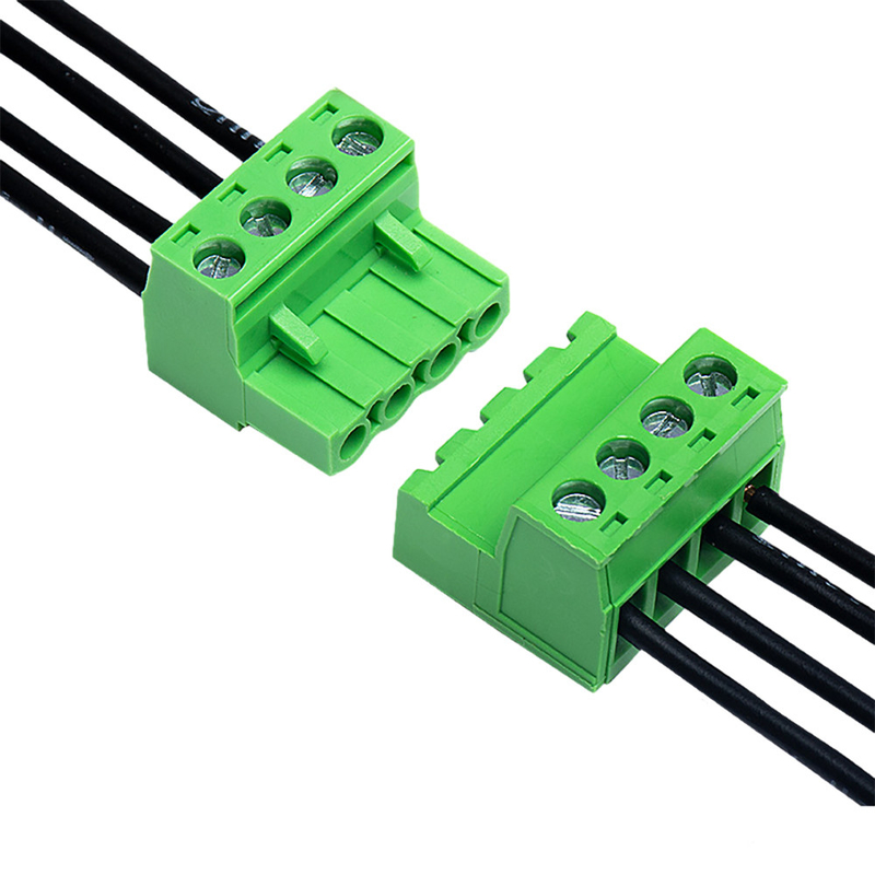 Groene van de het Eindblokschakelaar van Kleurenpcb de Draadxk2edga 5.08MM Hoogte