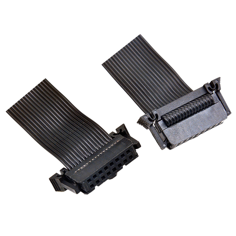 Zwarte Kleur Vlakke IDC 40 Pin Ribbon Cable 2.54mm Hoogte voor Computer Automobiel