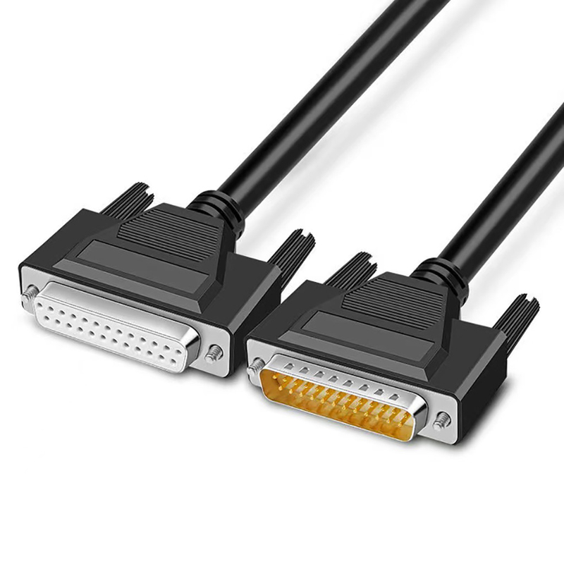 Mannetje aan Mannelijke Stoprs232 Periodieke Kabel 3ft met de Subschakelaar van DB9 DB15 DB25 D