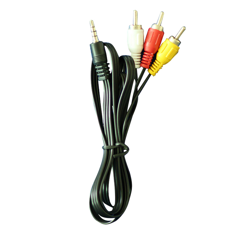 1 Rode Gele Witte Kleur gelijkstroom 3.5mm van meter de Video-audio Kabels voor TV-video