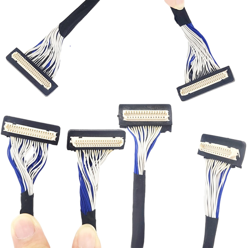 De Douanelvds Kabel van DF9 31pin, Flex Coaxial Cable 1mm Type van Hoogteschakelaar