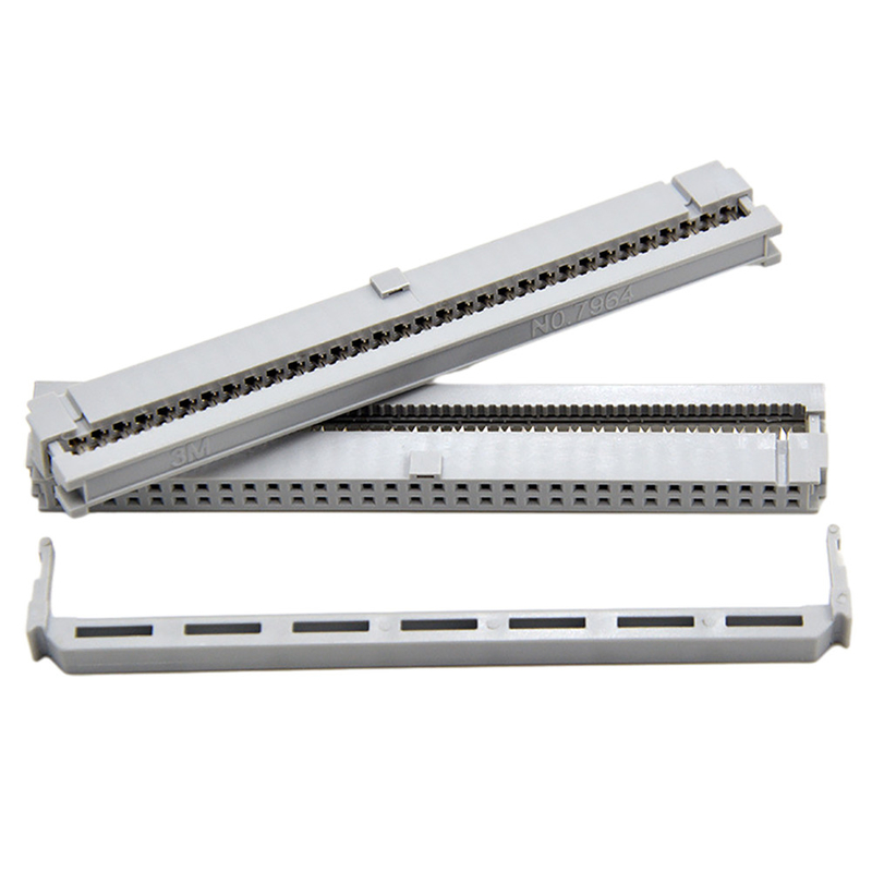 64 speld 2,54 de Schakelaar Enig Contact Gray Insulation For Flat Cable van Mm IDC