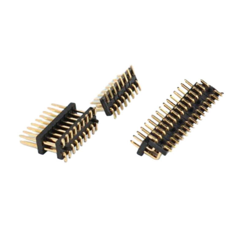 2.54mm Pitch PCB Connector SMT Pin Header Dual Row Man 1A-10A
